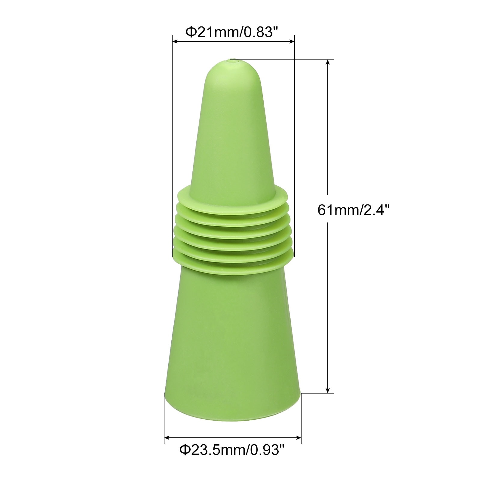 4Pcs Wine Stoppers Silicone Beverage Bottle Sealer Caps Reusable Cover
