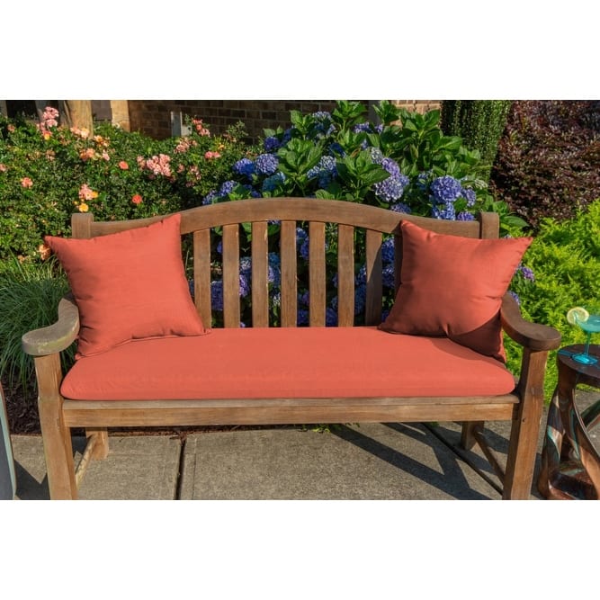 Sunbrella® Solid Fabric 1-Piece Indoor/Outdoor Square Throw Pillow, 18"W x 18"L, Cast Slate