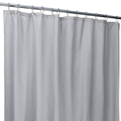 Bath Bliss Microfiber Soft Touch Seersucker Design Shower Curtain Liner