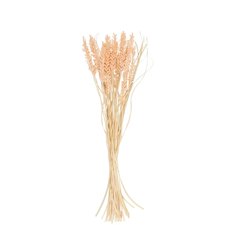Dried Plant Tall Floral Bouquet Natural Foliage with Cream Stems - Pink or Orange - Roche River Decor