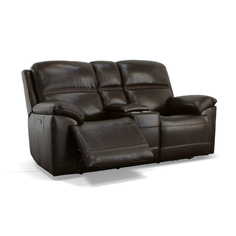 Jackson Zero-Gravity Power Reclining Loveseat with Console & Power Headrests by Flexsteel - 78" x 42" x 41"