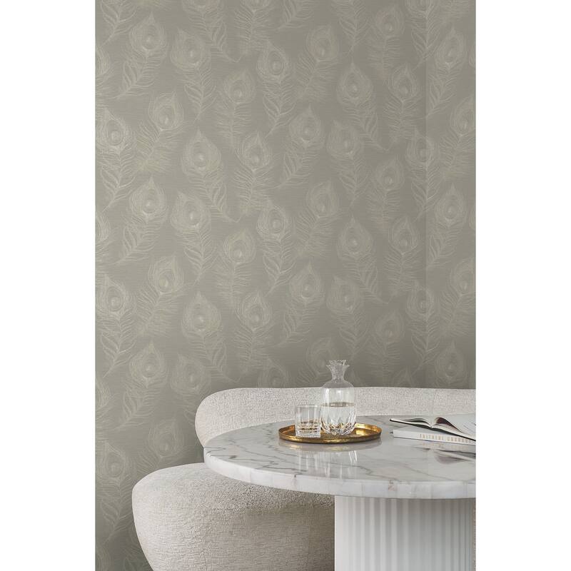 Candice Olson Regal Peacock Wallpaper