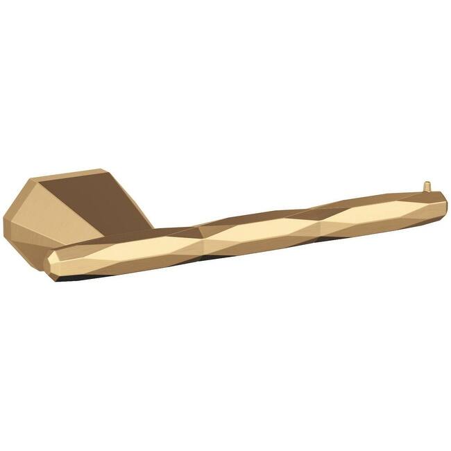 Amerock St. Vincent Wall Mounted Euro Toilet Paper Holder - Champagne Bronze