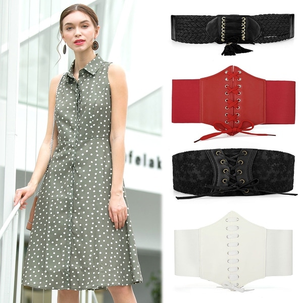 black waist belt womens