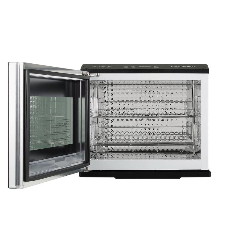 Stainless Steel Towel Warmer (30L) for Salon Spa Beauty Massage Use, with Glass Door - N/A