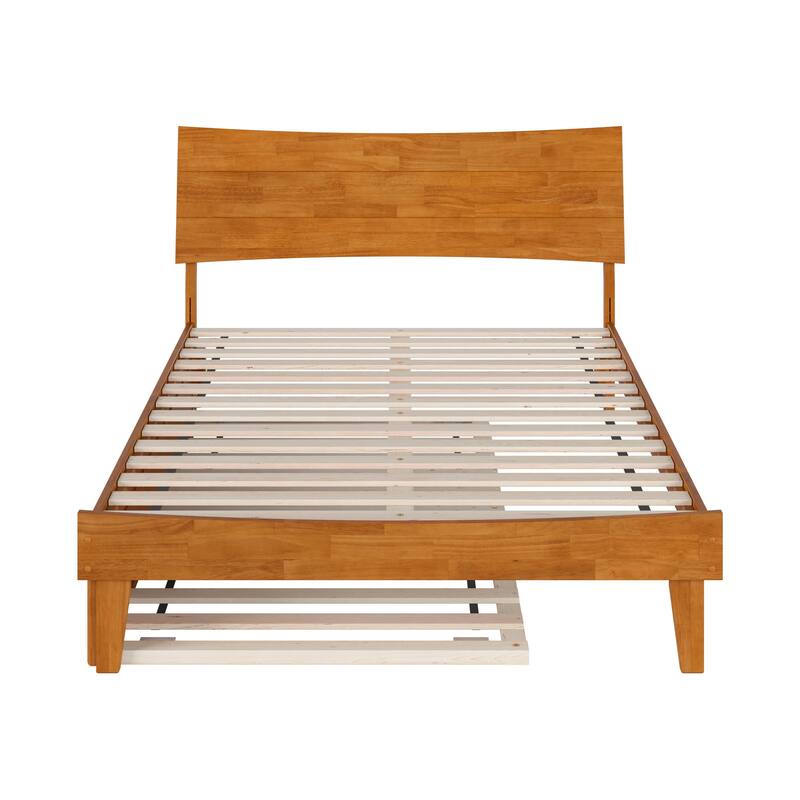 Phoenix Wood Platform Bed with Trundle
