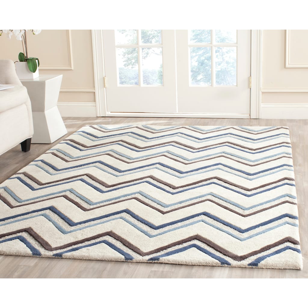 SAFAVIEH Handmade Cambridge Abbie Modern Moroccan Wool Rug