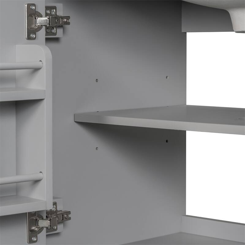 30" Multi-functional Bathroom Vanity without Sink, Base Only