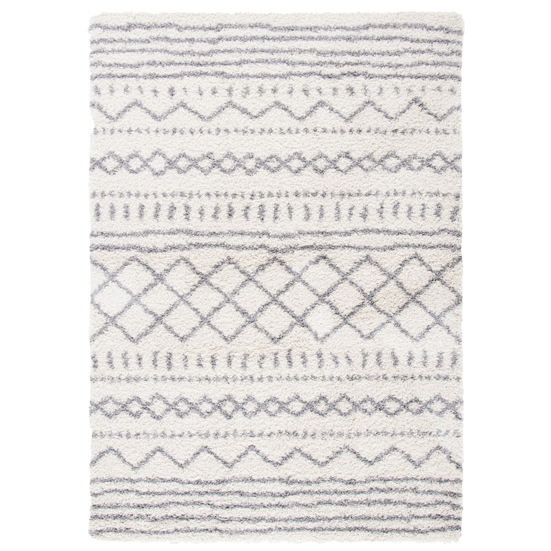 SAFAVIEH Arizona Shag Lotta Moroccan 1.2-inch Thick Rug