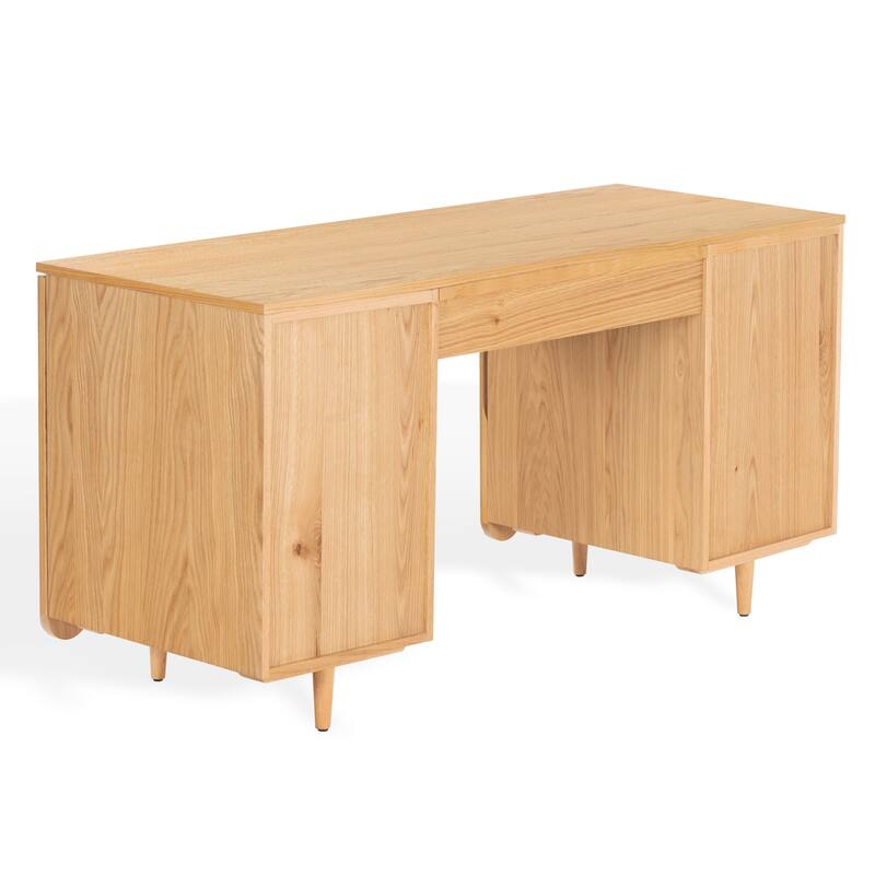 SAFAVIEH Couture Kristy Fluted Wood Desk