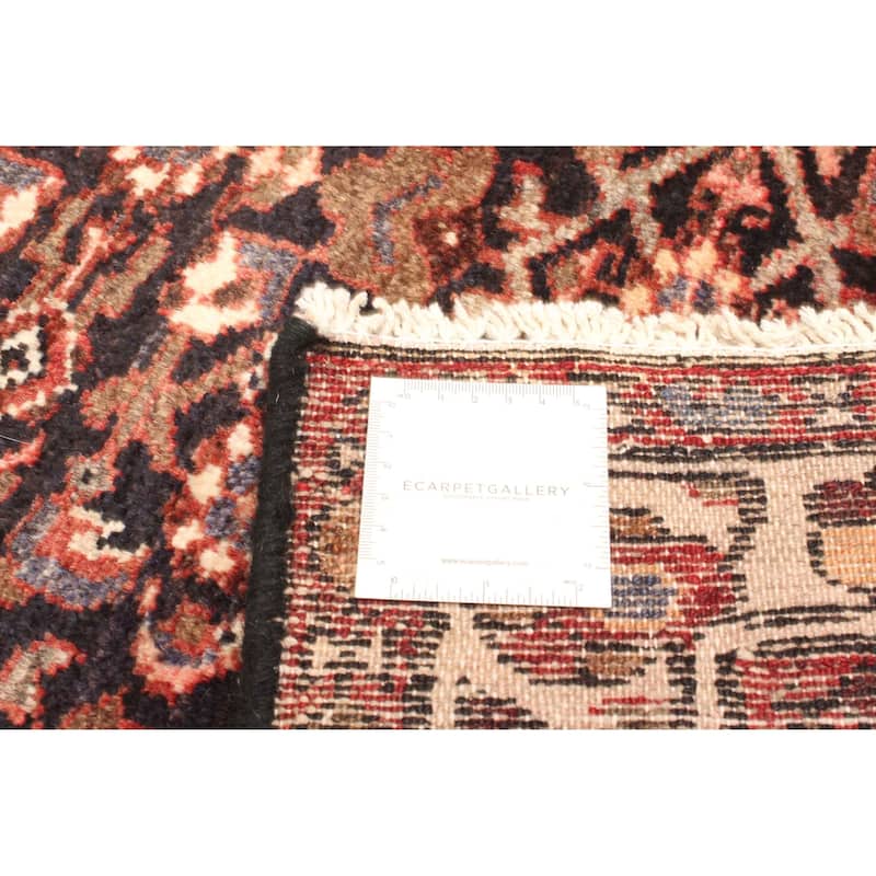 ECARPETGALLERY Hand-knotted Andelz Dark Brown Wool Rug - 3'7 x 12'11