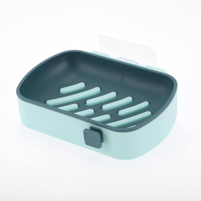 Wall Mounted Soap Dish for Bathroom for Kitchen 5.04"x3.66"x1.18" 1 Pc