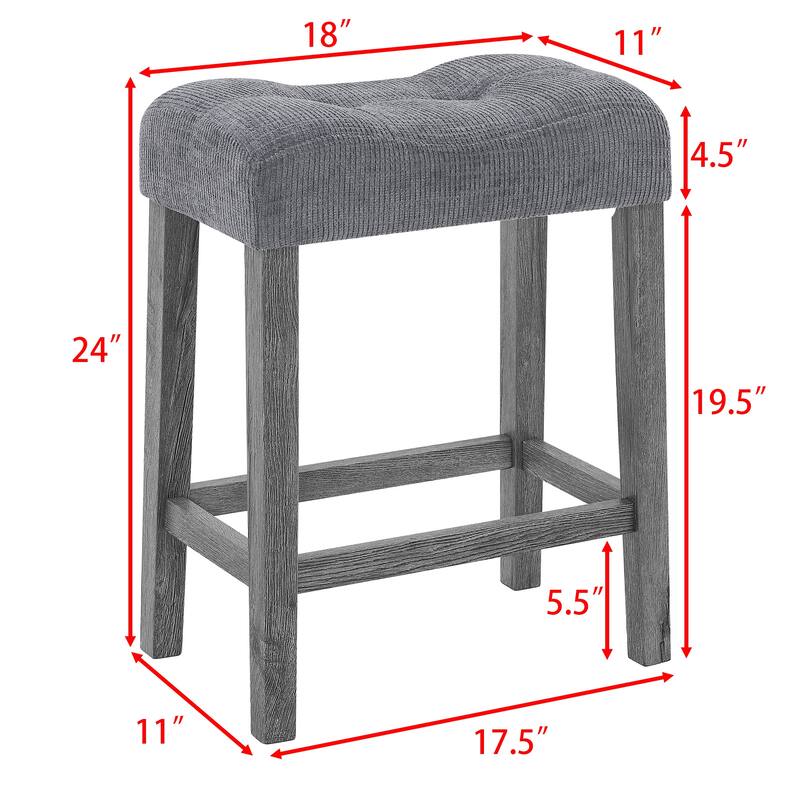 59" Bar Table Set with Power Outlet, Industrial Breakfast Table with 3 Stools, 4 Piece Counter Height Bar Table and Chair Set