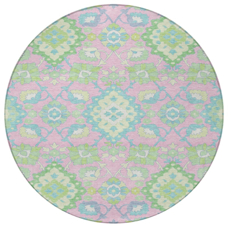 HomeRoots Oriental Traditional Rectangle Outdoor Rug