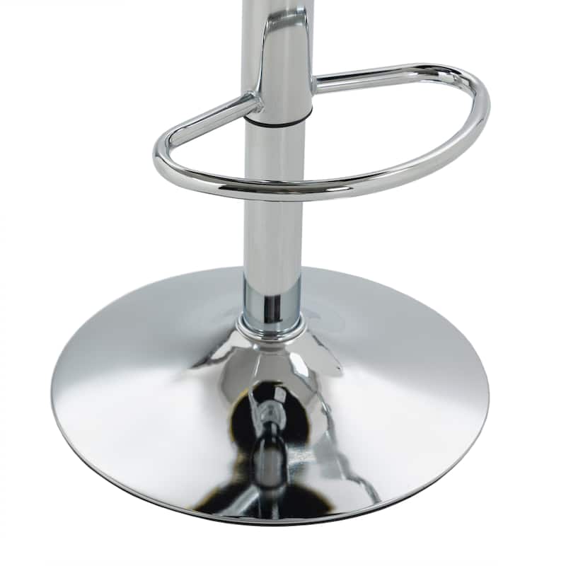 Modern Velvet 26" Adjustable Swivel Bar Stools (Set of 4)