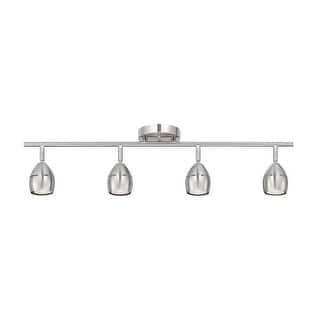 Westinghouse Lighting Borgata Four Light LED Track Light Kit, Brushed Nickel Finish - Brushed Nickel - 4-Light