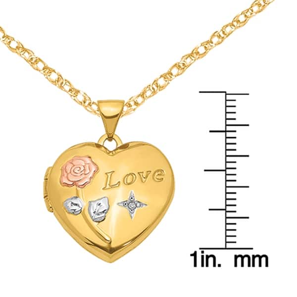 19mm x 25mm 14k Yellow Gold I love you Pendant 19mm x 25mm 14k Yellow Gold I love you Pendant