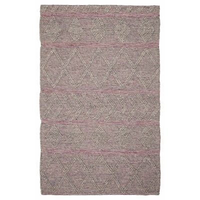 ECARPETGALLERY Braid weave Sienna Grey Wool Rug - 5'2 x 8'0