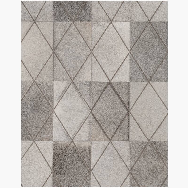 Ben Soleimani Arlequin Hide and Viscose Hand Woven Rug