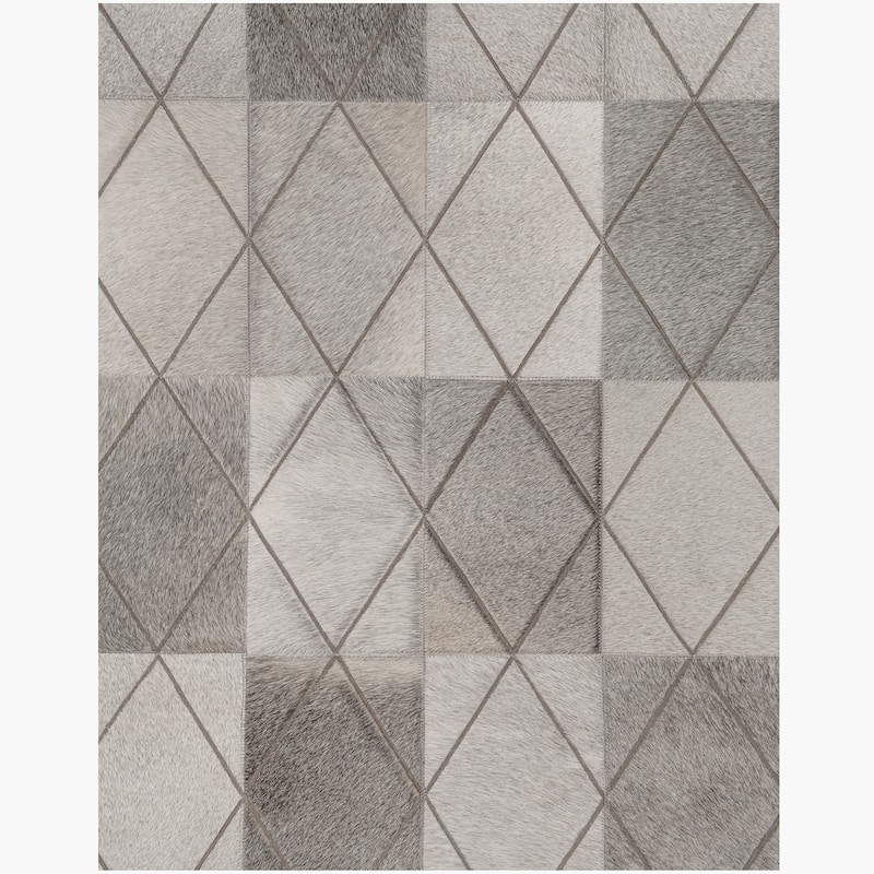 Ben Soleimani Arlequin Hide and Viscose Hand Woven Rug
