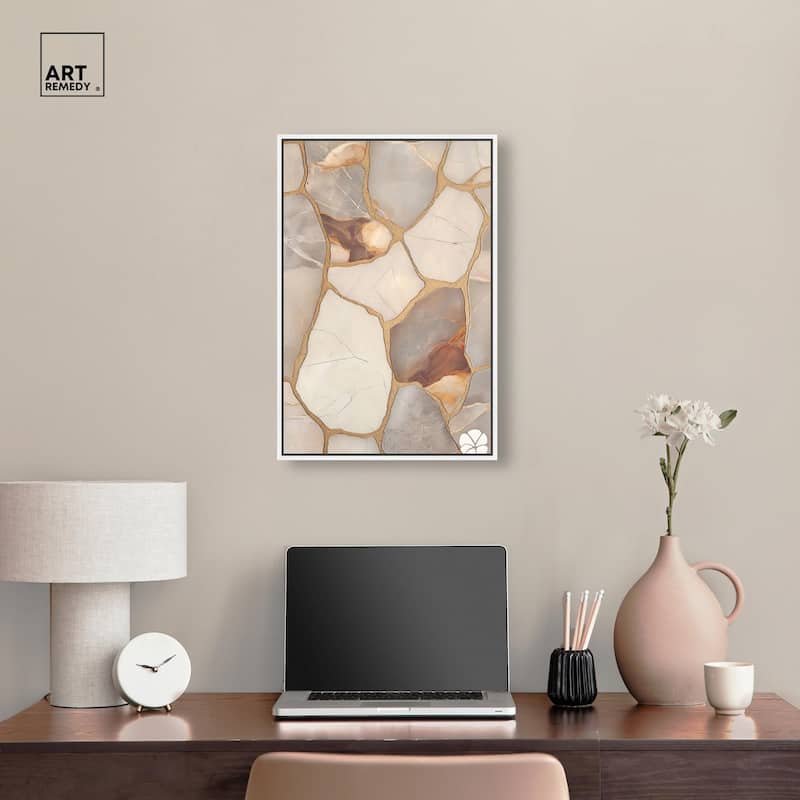 Textured Earthy Tones I Canvas by Art Remedy