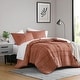 preview thumbnail 81 of 146, Chelsea Square Evans Pinch Pleated Soft Washed Boho Comforter Set