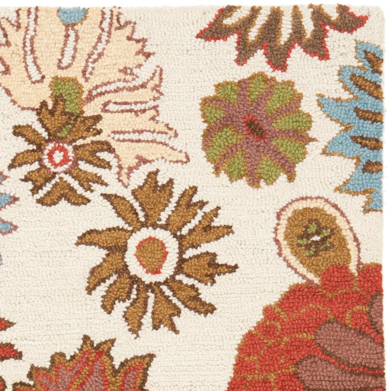 SAFAVIEH Handmade Blossom Arpita Modern Floral Wool Rug