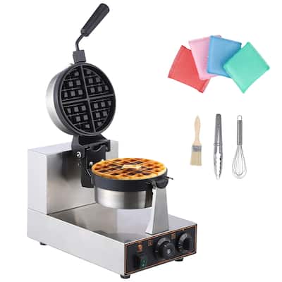 Electric Commercial Waffle Cone Maker, 360° Rotation - Single head rotating 1 grid circular