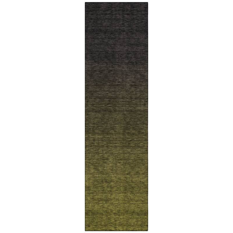 Machine Washable Indoor/ Outdoor Chantille Ombre Solid Rug