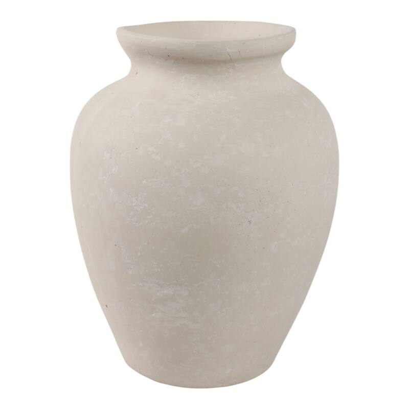 Decorative Round Pottery Vase for Home Decor