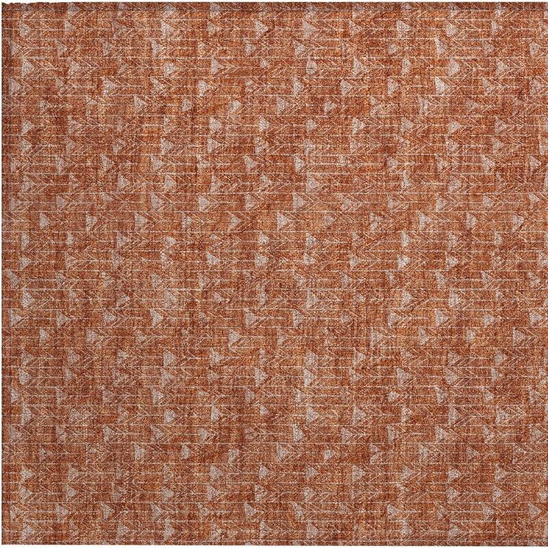 Faz Sleek Geometric Weather Resistant Blended Style Outdoor Rug