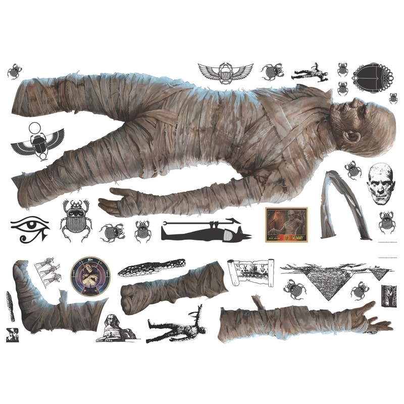Classic Monsters The Mummy Giant Peel and Stick Wall Decals by RoomMates