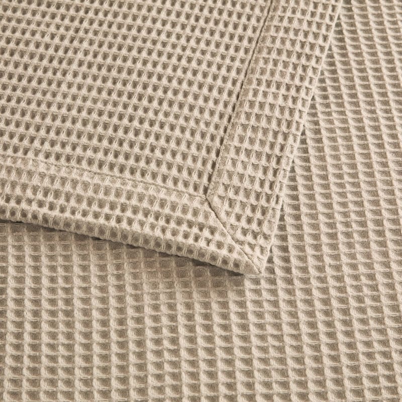 Madison Park Waffle Weave Cotton Blanket