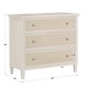 preview thumbnail 10 of 8, Thea White Finish Beige Linen Drawer Face Dresser by iNSPIRE Q Classic