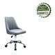 preview thumbnail 7 of 32, Porthos Home Jarvis Fabric Upholstered Office Chair with Chrome Base