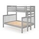 preview thumbnail 12 of 26, Taylor & Olive Trillium Twin over Full Bunk Bed with End Ladder