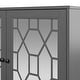 preview thumbnail 7 of 6, Accent Cabinet with USB Charging Ports and Mirrored Doors