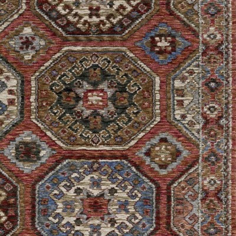 HomeRootsMedallion Bohemian Runner Area Rug