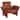 Liana Upholstered Flared Arm Accent Armchair Rust Orange