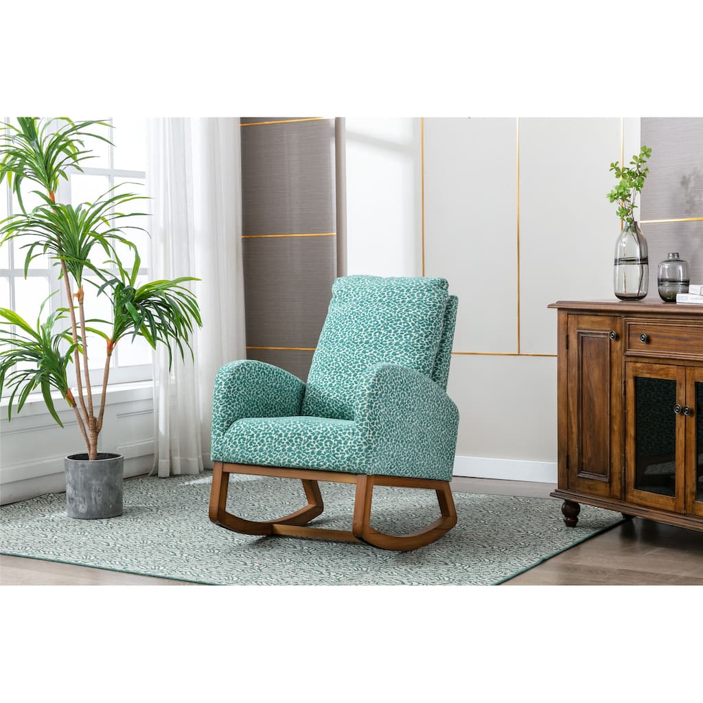 Comfortable Leopard rocking chair Suitable for living room