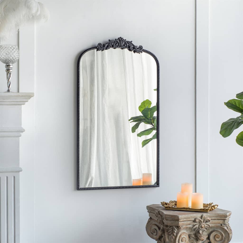 Classic Design Mirror with and Baroque Inspired Frame