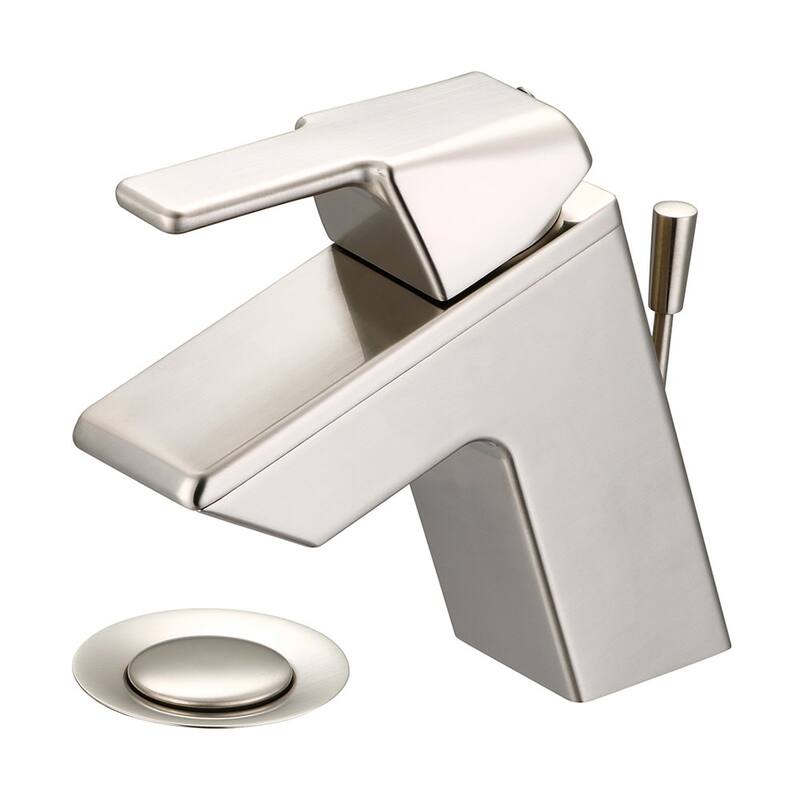 Olympia Faucets i3 1.2 GPM Single Hole Bathroom Faucet with Pop-Up - Brushed Nickel