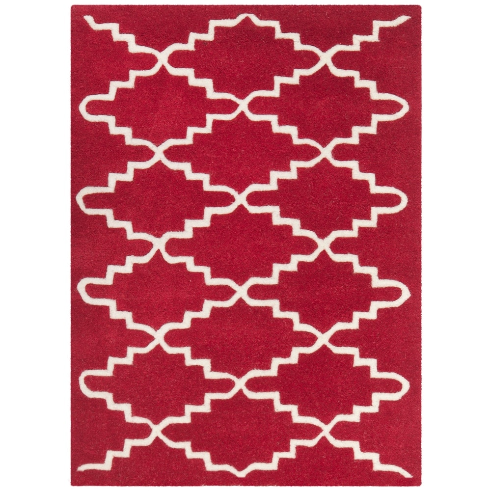 SAFAVIEH Handmade Chatham Slavna Modern Moroccan Wool Rug