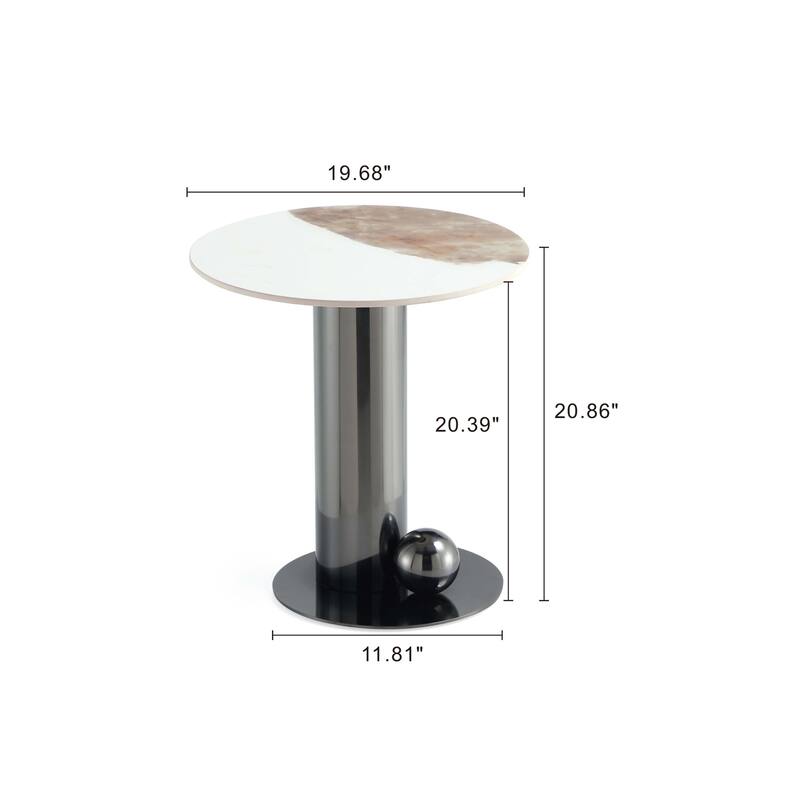 Manhattan Comfort Laurel 2-Piece Modern Table Set