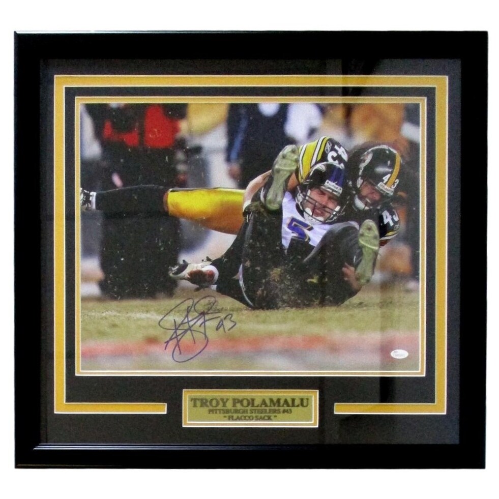 troy polamalu signed jersey