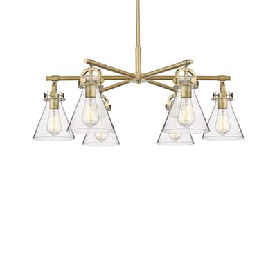 Innovations Lighting 410-6CR-16-26 Newton Cone Chandelier Newton Cone