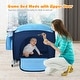 preview thumbnail 4 of 11, Costway Foldable Baby Crib Playpen Travel Infant Flat Bassinet Bed - 40'' x 27.5'' x 30''