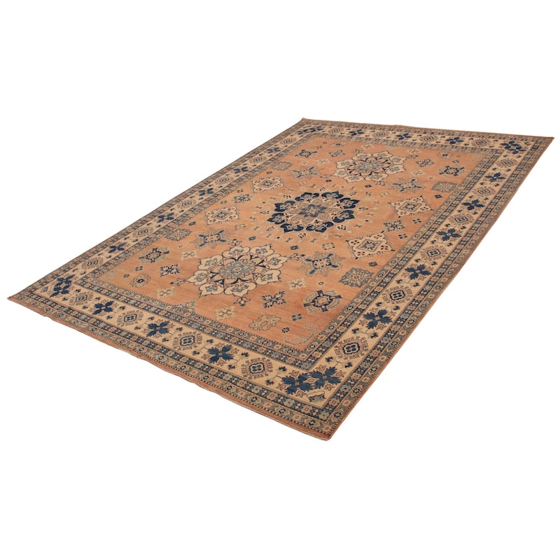 ECARPETGALLERY Hand-knotted Finest Ghazni Copper Wool Rug - 9'9 x 13'2