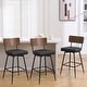 preview thumbnail 15 of 136, 26"/29" Faux Leather Swivel Counter/Bar Stools Set of 2/3