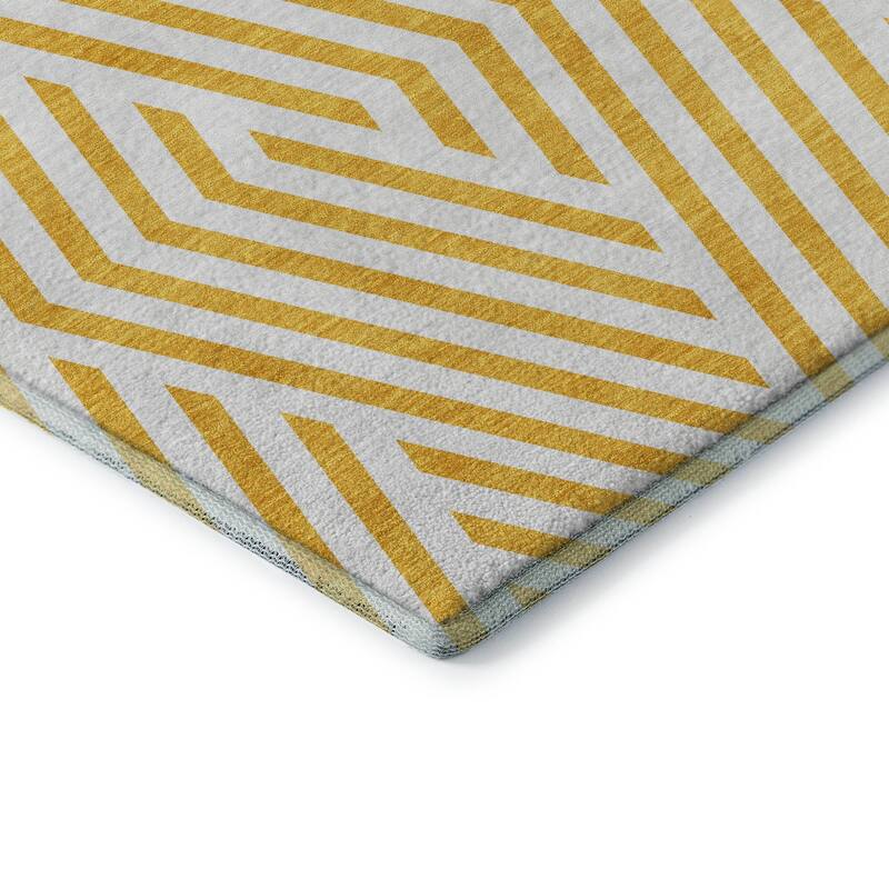 Premium Washable Super Soft Contemporary Geo Mayfield Rug